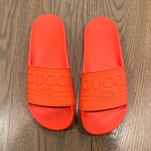 Gucci Bold Orange Slides